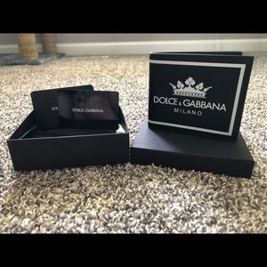 Dolce & Gabbana Milano Wallet with Original Box and Authentication Cards